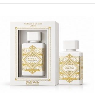 Lattafa Honor & Glory bottle and box