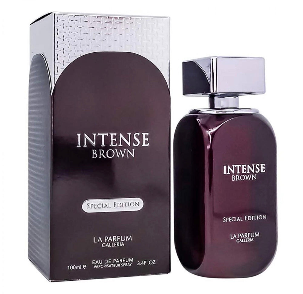LPG Intense Brown original bottle and packaging
