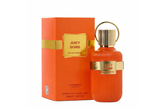 Juicy Bomb bottle and packaging