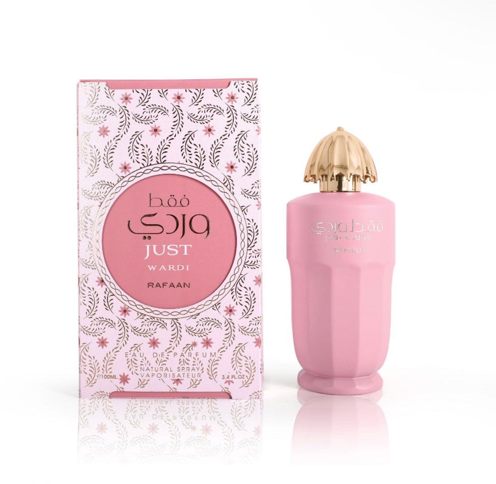 LPG Just Wardi original bottle and packaging