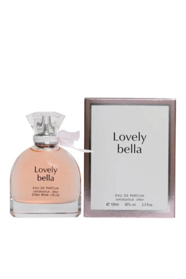 Lovely Bella bottle and packaging