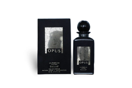 Opus bottle and packaging
