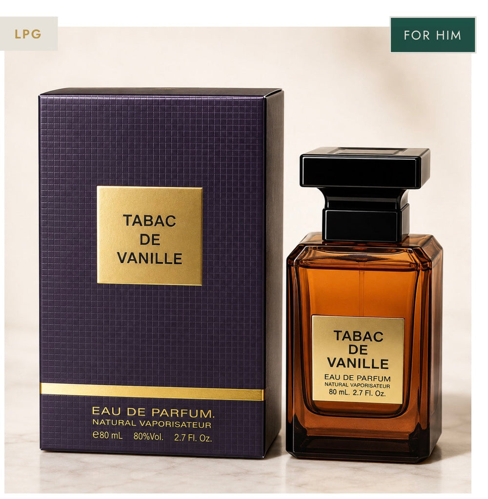 Tabac de Vanille 80ml bottle and packaging