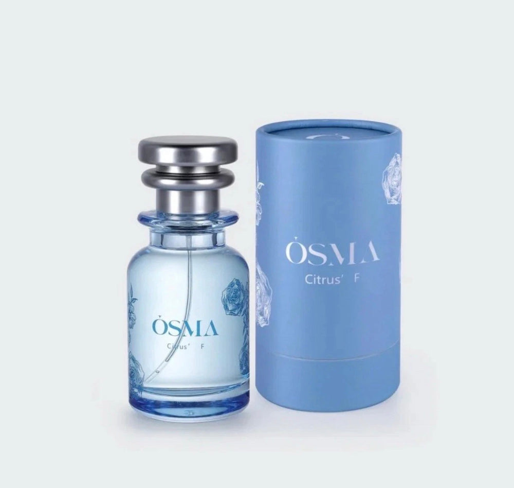 OSMA citrus-f original bottle and matching packaging