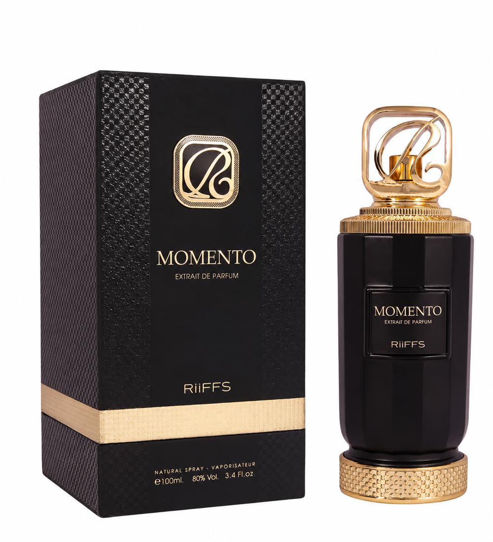 RIIFFS Momento – 100ml bottle and box
