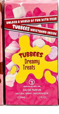 Tubbees Dreamy Treats genuine product packaging