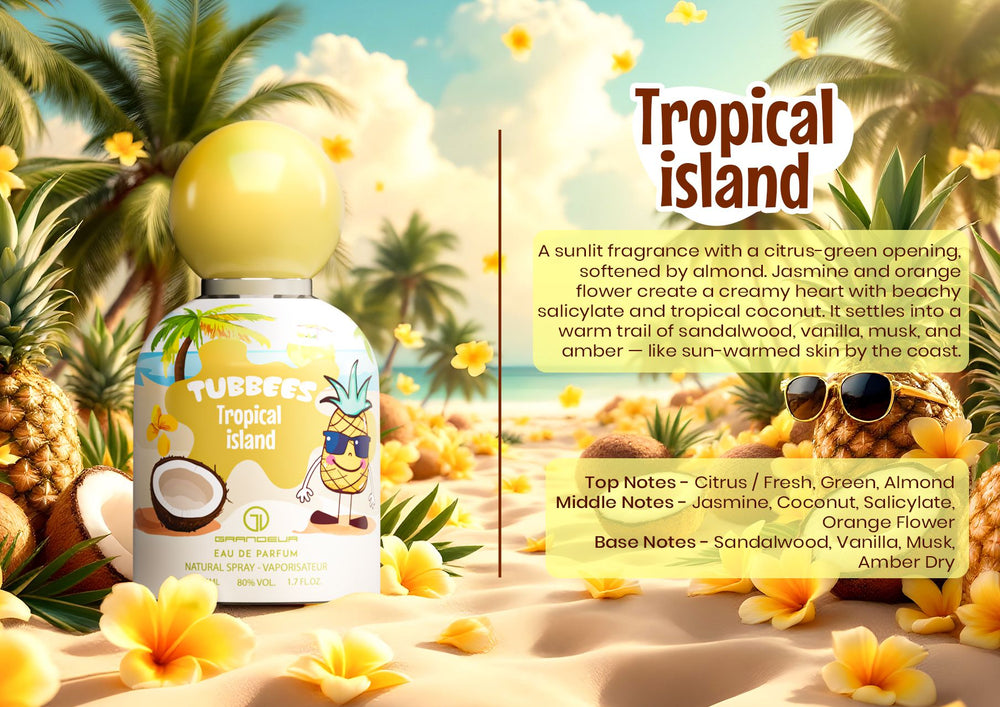 Tubbees Tropical Island – 50ml wholesale catalogue image